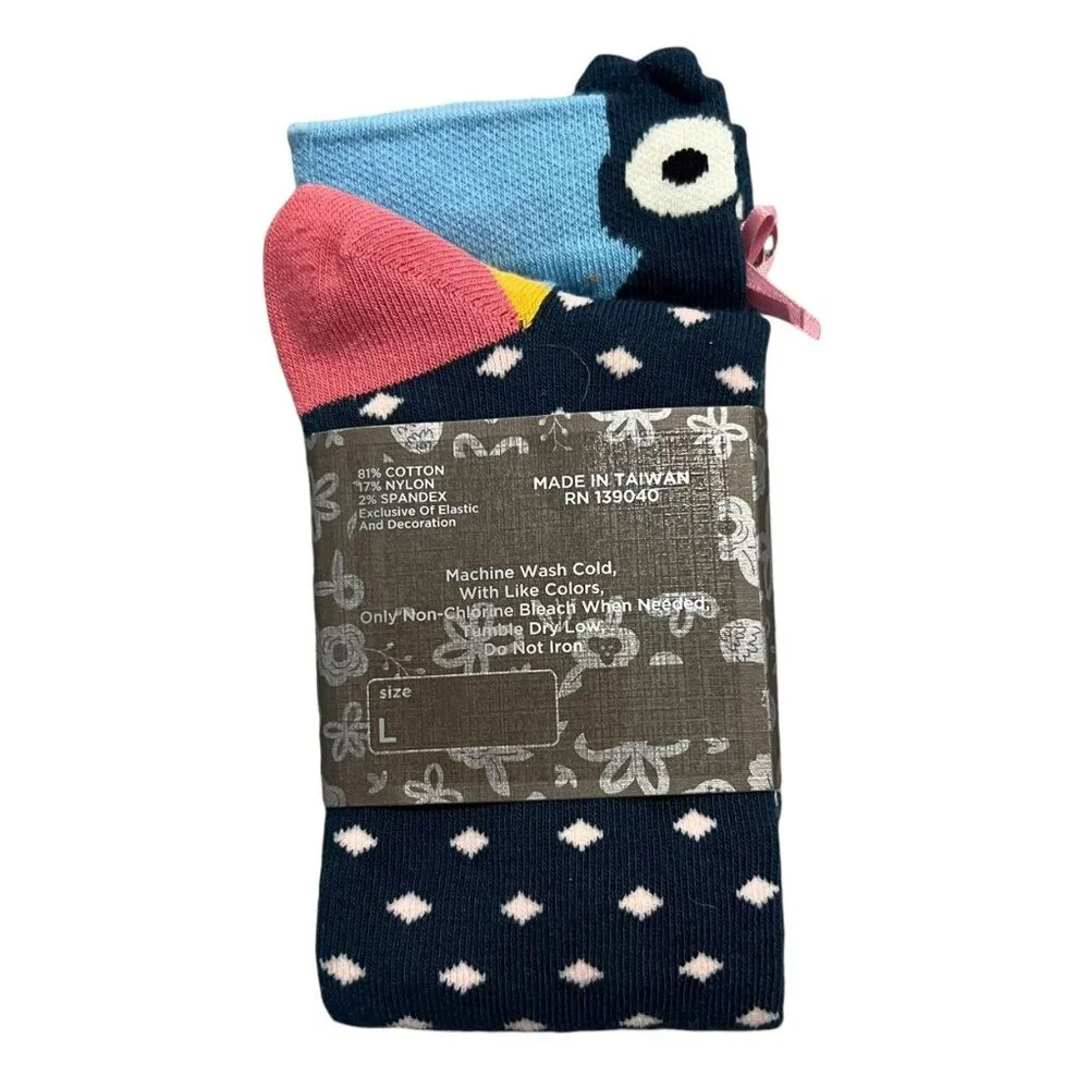 NEW Matilda Jane Sz L Owl Knee Socks